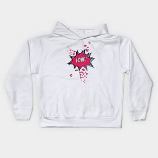 Love! *Clear BG* Kids Hoodie